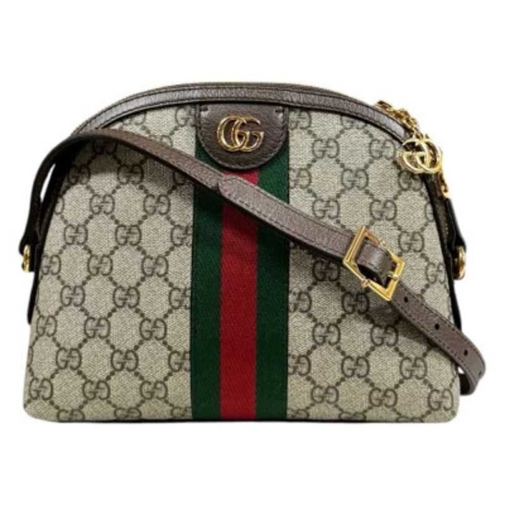 Gucci Ophidia Shoulder Bag GG Supreme Canvas Beige Cream
